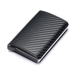 Business ID Credit Card Holder Men Women Coin Leather Wallet RFID