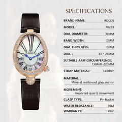 Women Quartz Watches Luxury Leather Fashion Ladies Quartz