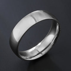 ZORCENS Stainless Steel Wedding Band Ring Roman Numerals