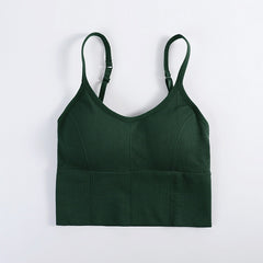 Seamless Anti-sweat Shockproof Padded Breathable Sports Bra