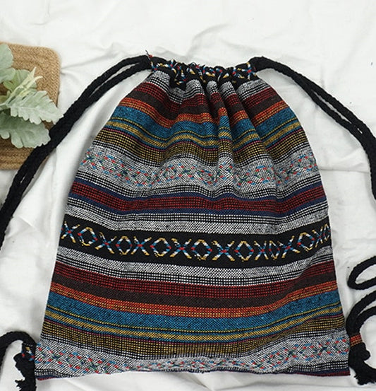 Fabric Backpack Female Gypsy Bohemian Boho Chic