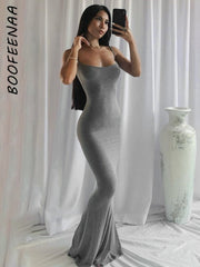 Strap Backless Long Maxi Dresses Party Club Vacation Outfits