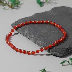 Fashion Bead Anklet Elasticity Adjustable Natural Stone Blue Spotted Stone Beach