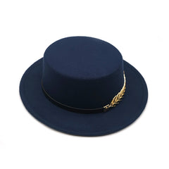 Wool Vintage Trilby Felt Fedora Hat Ribbon With Wide Brim