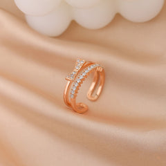 Pearl Zircon Rings for Woman 2021 Vintage Sexy Open Ring