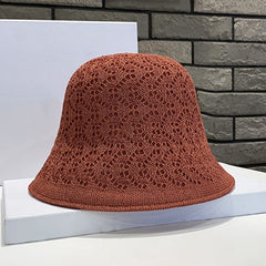 Solid Handmade Crochet Floppy Top Summer Hats