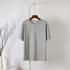 Soft Basic T Shirt Women Oversized Casual Solid Tee