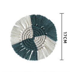 Macrame Cup Cushion Bohemia Style Non-slip Cup Mat