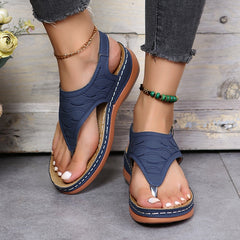 Fashion Clip Toe Wedge Sandals Women Summer Platform Rome Sandalias