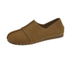 Suede Leather Comfortable Slip On Loafers