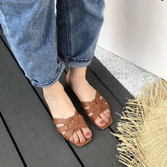 Sandals Shoes For Ladies Slippers Slides Open Toe Flat Casual Beach