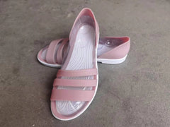 Women Summer Flat Sandals Open-Toed Slides Slippers Candy Color Casual