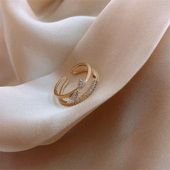 Pearl Zircon Rings for Woman 2021 Vintage Sexy Open Ring