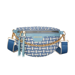 Knitted Waist Packs For Women Weaving Fanny Packs