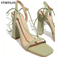Women Sandals Pumps Summer Fashion Open Toe High Heels Shoes Female