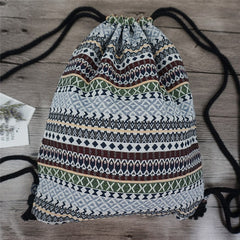 Fabric Backpack Female Gypsy Bohemian Boho Chic