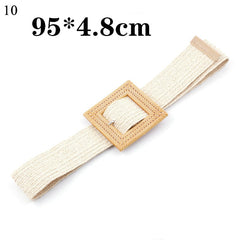 Belts For Women Vintage Boho Braided Waist Belt Black Coffee