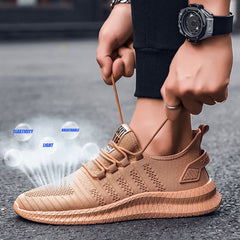 Running Shoes Elasticity Men Shoe Light Casual Mens Sneaker