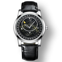 Mechanical Watch Gypsophila Watches for Man Corium Strap Automatic