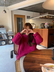 Colors Pink Women Sweater Winter Sweaters Pullover