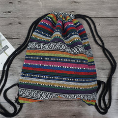 Fabric Backpack Female Gypsy Bohemian Boho Chic