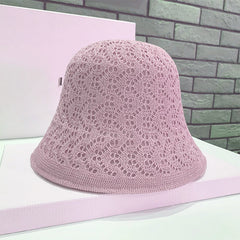 Solid Handmade Crochet Floppy Top Summer Hats