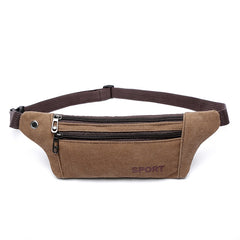 Women Men Retro Sport Waist Pack Crossbody Fanny Wallet Belt