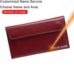 Slim Genuine Leather Women Wallet Female Long Clutch Coin Purses