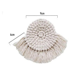 Macrame Cup Cushion Bohemia Style Non-slip Cup Mat