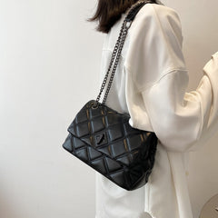 Embroidery Thread Small PU Leather Crossbody Bags