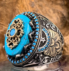 Retro Handmade Turkish Signet Ring