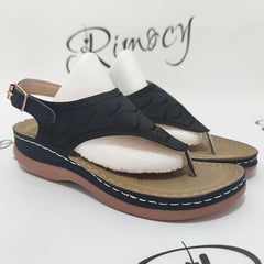 Fashion Clip Toe Wedge Sandals Women Summer Platform Rome Sandalias