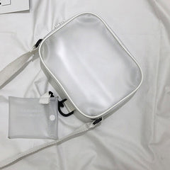 Casual PVC Transparent Clear Women Crossbody Bags Shoulder Bag