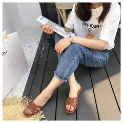 Sandals Shoes For Ladies Slippers Slides Open Toe Flat Casual Beach