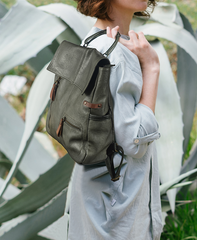 Women Backpack Purse Leather Anti-theft Casual Shoulder Bag