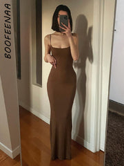Strap Backless Long Maxi Dresses Party Club Vacation Outfits