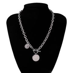 Stainless Steel Chain With Stars/Tassel Pendants Necklace