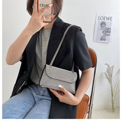 Rhinestone Evening Bag Luxury Designer Handbags PU Leather Purses