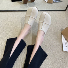 Suede Leather Comfortable Slip On Loafers