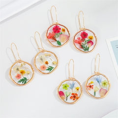 Real Floral Earrings Creative Dried Flower Earrings