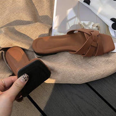 Sandals Shoes For Ladies Slippers Slides Open Toe Flat Casual Beach