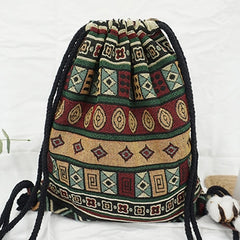 Fabric Backpack Female Gypsy Bohemian Boho Chic
