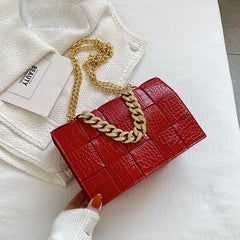 Women Pattern Crossbody Bags Lady Chain Shoulder Bag