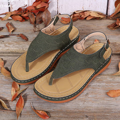 Fashion Clip Toe Wedge Sandals Women Summer Platform Rome Sandalias
