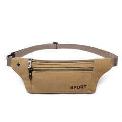 Women Men Retro Sport Waist Pack Crossbody Fanny Wallet Belt