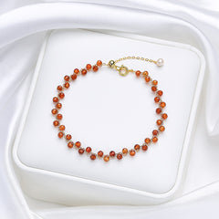 3MM Natural Stone Tourmaline Bracelet on Hand for Women Jewelry