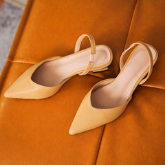 heel middle heel women's shoes bun head sandal