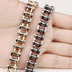 Stainless Steel Biker Chain Bracelet Mens Bracelet Link Chain Motorcycle