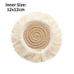 Macrame Cup Cushion Bohemia Style Non-slip Cup Mat