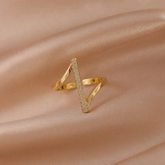 Pearl Zircon Rings for Woman 2021 Vintage Sexy Open Ring